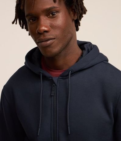 Saco Básico Deportivo en Algodón con Capucha y Cierre Delantero 4