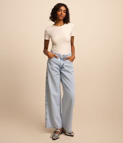 Body con Drapeado Lateral y Manga Corta 2