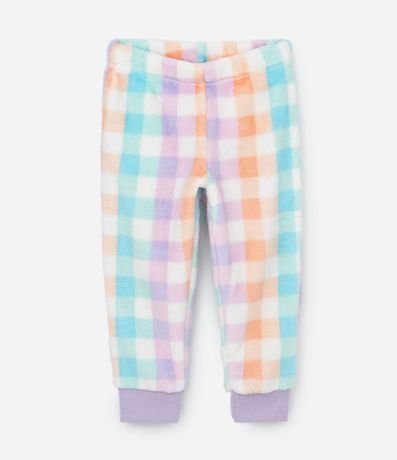 Pijama Infantil en Fleece con Bordado de Carita - Talle 2 a 4 años 7
