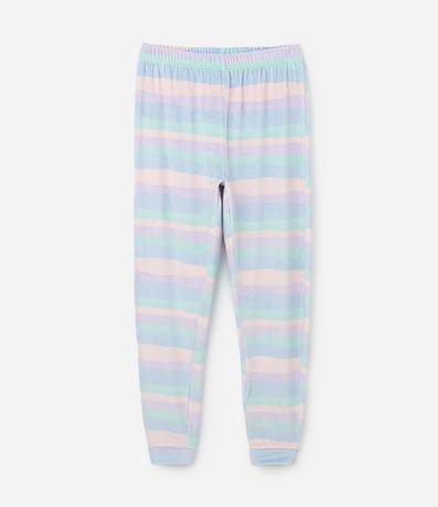 Pijama Largo Infantil en Plush con Bordado Angel - Talle 5 a 14 años 8