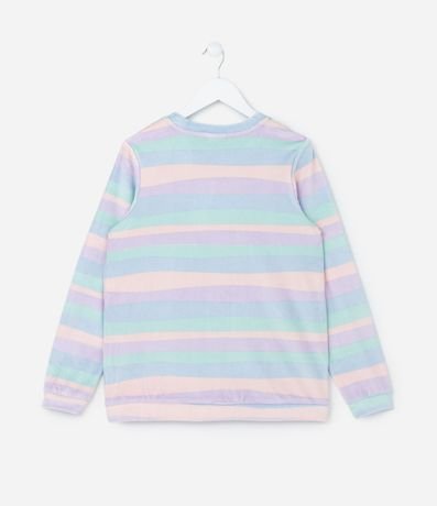 Pijama Largo Infantil en Plush con Bordado Angel - Talle 5 a 14 años 3