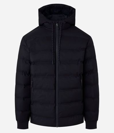 Campera Puffer Deportiva sin Costura con Capucha 7