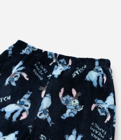 Pijama Infantil en Fleece con Bordado Stitch y Xepa - Talle 5 a 14 años 7