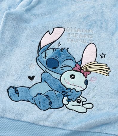 Pijama Infantil en Fleece con Bordado Stitch y Xepa - Talle 5 a 14 años 10