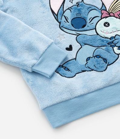 Pijama Infantil en Fleece con Bordado Stitch y Xepa - Talle 5 a 14 años 6
