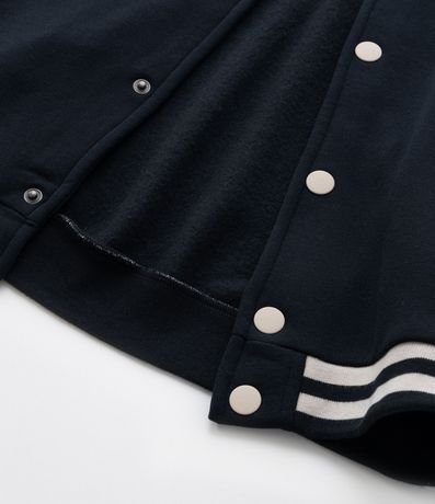 Campera Bomber Infantil con Recortes Contrastante - Talle 5 a 14 años 4