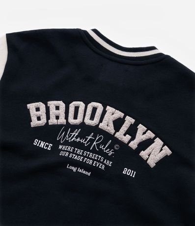 Campera Bomber Infantil con Recortes Contrastante - Talle 5 a 14 años 5