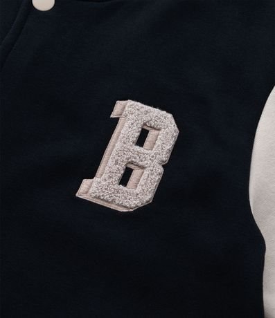 Campera Bomber Infantil con Recortes Contrastante - Talle 5 a 14 años 7