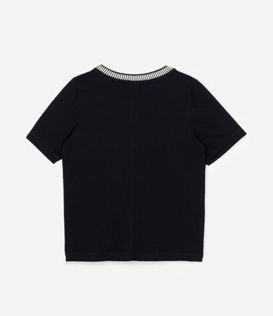 Blusa en Viscosa con Escote V con Detalles Curve & Plus Size 5