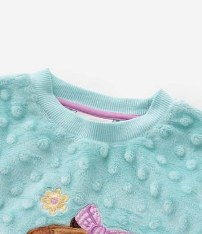 Pijama Infantil en Plush con Bordado de Carpinchos - Talle 2 a 4 años 6