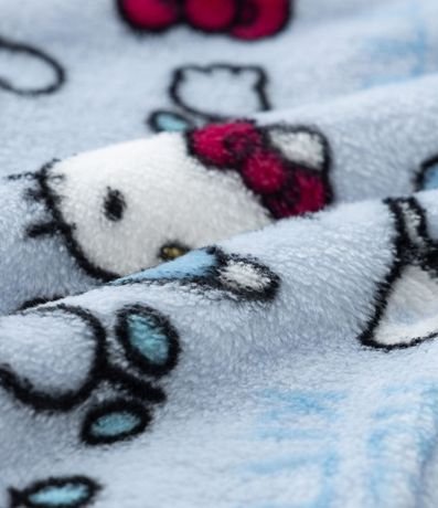 Pijama Infantil en Fleece con Bordado Hello Kitty con Lazo - Talle 2 a 14 años 8