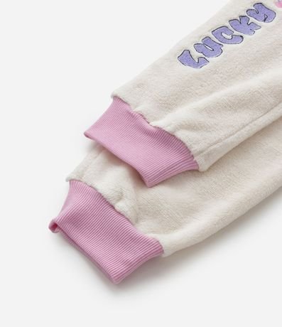 Pijama Infantil en Fleece con Bordado Lettering Amazing - Talle 5 a 14 años 9