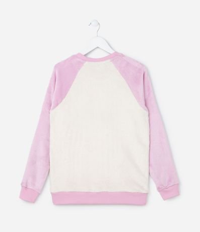 Pijama Infantil en Fleece con Bordado Lettering Amazing - Talle 5 a 14 años 3
