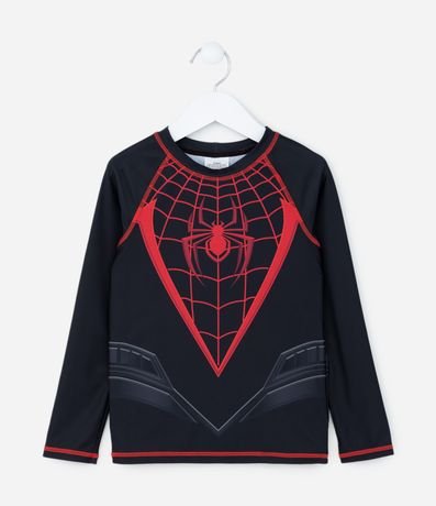 Remera Infantil Protección UV y Estampa Hombre-Araña - Talle 3 a 10 años 1