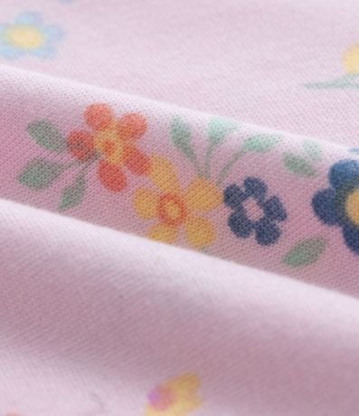 Pijama Largo Infantil con Estampa Floral - Talle 2 a 4 años 5