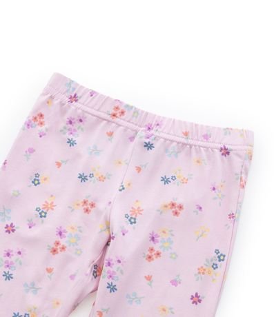 Pijama Largo Infantil con Estampa Floral - Talle 2 a 4 años 6