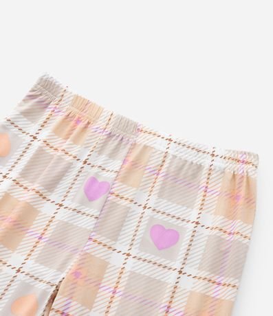 Pijama Largo Infantil con Tacto Suave y Estampa de Cuadros - Talle 5 a 14 años 6