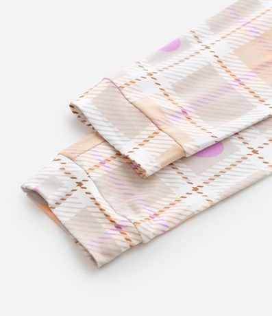 Pijama Largo Infantil con Tacto Suave y Estampa de Cuadros - Talle 5 a 14 años 7