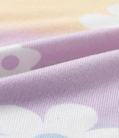 Pijama Infantil Tricosado con Estampa de Flores - Talle 5 a 14 años 4