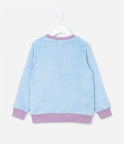 Pijama Infantil en Fleece con Bordado Flor - Talle 2 a 6 años 3