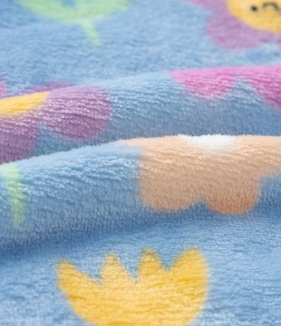 Pijama Infantil en Fleece con Bordado Flor - Talle 2 a 6 años 4