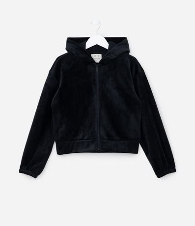 Campera Infantil en Plush Acanalada - Talle 5 a 14 años