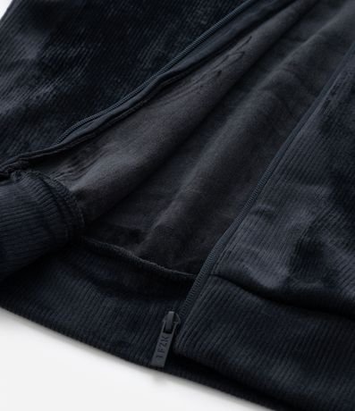 Campera Infantil en Plush Acanalada - Talle 5 a 14 años 4