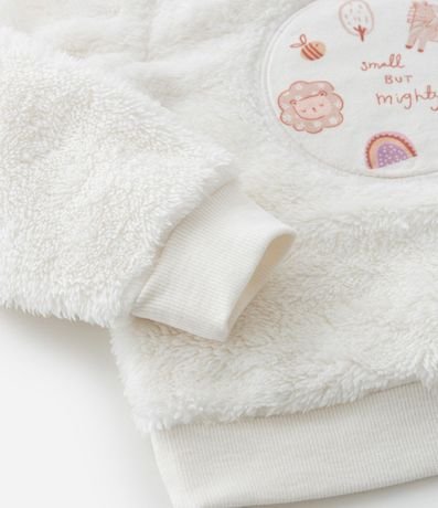 Pijama Infantil en Fleece con Estampa Animalitos - Talle 2 a 4 años 10