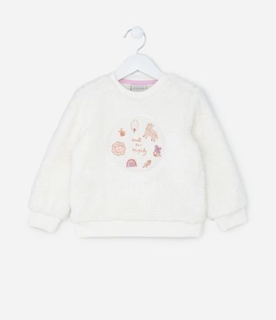Pijama Infantil en Fleece con Estampa Animalitos - Talle 2 a 4 años 2