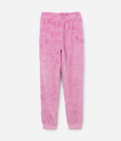 Pijama Infantil en Fleece con Bordado Llama - Talle 5 a 14 años 8