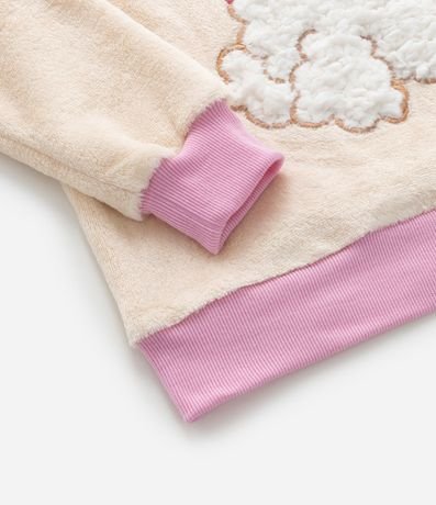Pijama Infantil en Fleece con Bordado Llama - Talle 5 a 14 años 6