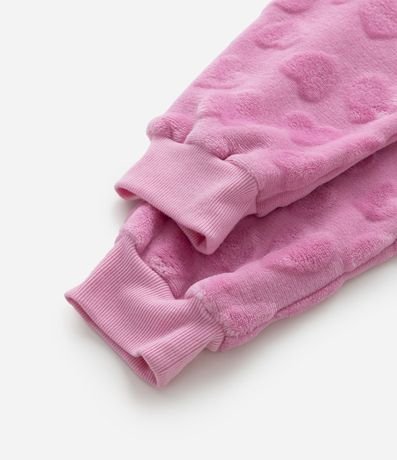 Pijama Infantil en Fleece con Bordado Llama - Talle 5 a 14 años 7