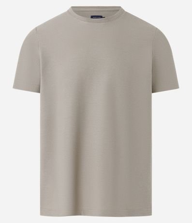 Remera Regular con Textura Colmena 6