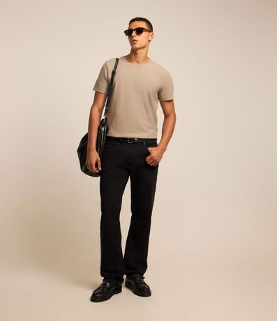 Remera Regular con Textura Colmena 2