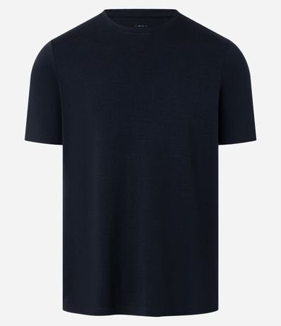 Remera Regular con Textura Colmena 2
