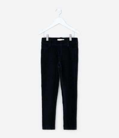 Pantalón Legging Infantil en Terciopelo Cotelê - Talle 1 a 5 años
