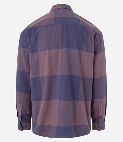 Camisa Relaxed en Franela de Cuadros 2
