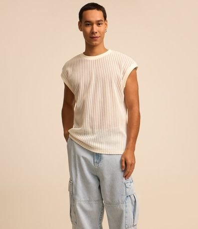 Pantalón Skater en Jeans con Bolsillos Cargo 2