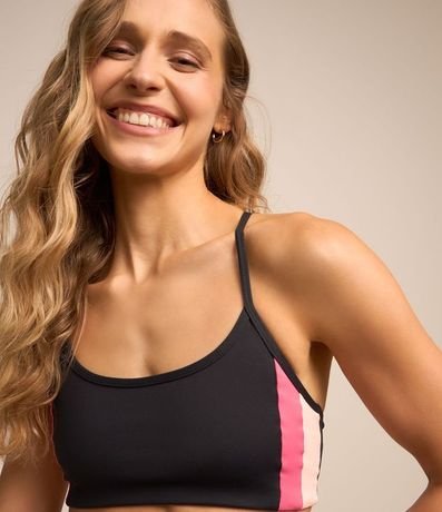 Top Deportivo en Poliamida sin Copa con Recortes 3