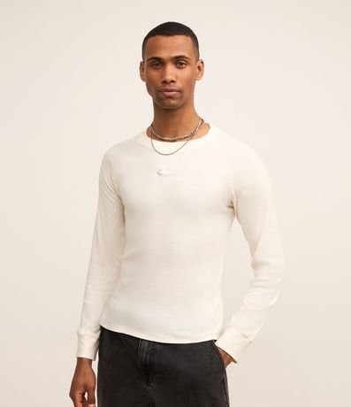 Remera Muscle en Rib con Patch