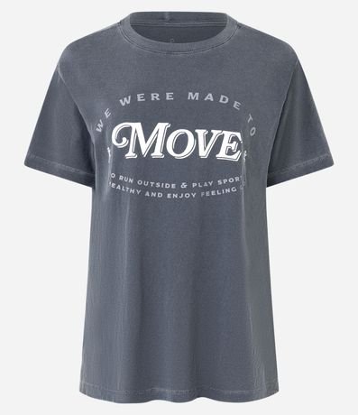 Remera Deportivas en Algodón con Estampa Move 5