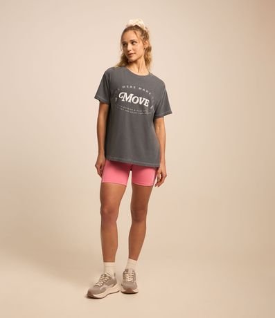 Remera Deportivas en Algodón con Estampa Move 2