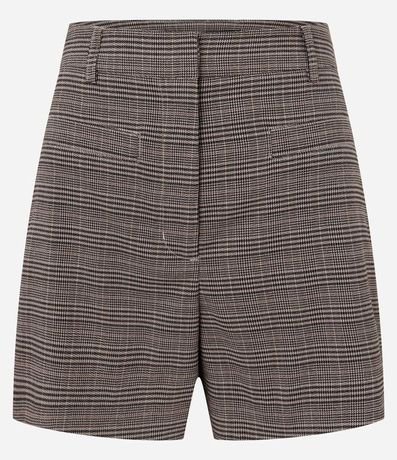 Short en Sastrería de Cuadros con Bolsillos Embutidos 6