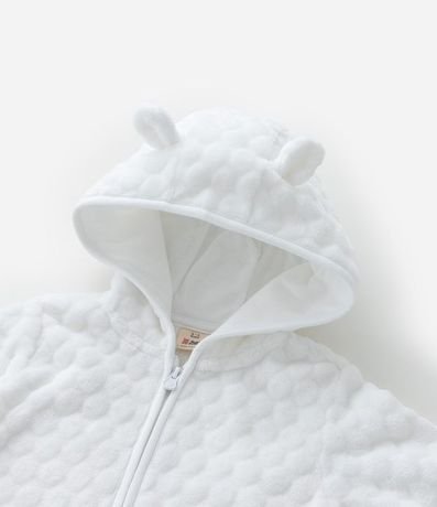 Conjunto Infantil con Capucha y Textura de Lunares - Talle 0 a 18 meses 12