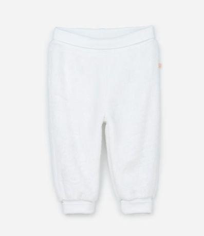 Conjunto Infantil con Capucha y Textura de Lunares - Talle 0 a 18 meses 5