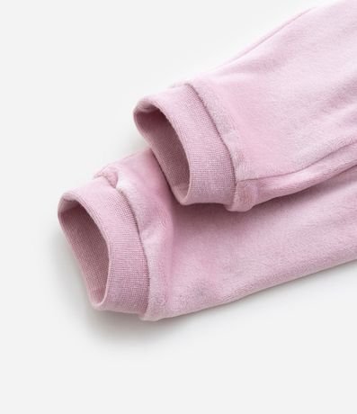 Conjunto Infantil en Plush con Bordado Ratón- Talle 0 a 18 meses 8