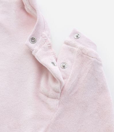 Conjunto Infantil en Plush con Bordado Ratón- Talle 0 a 18 meses 9