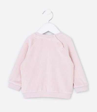 Conjunto Infantil en Plush con Bordado Ratón- Talle 0 a 18 meses 3