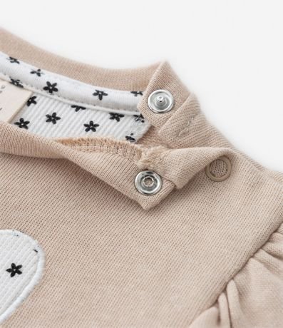 Conjunto Infantil con Volados y Estampa Coneja - Talle 0 a 18 meses 5