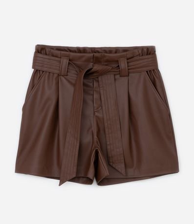 Short en Material Sintético con Lazo Curve & Plus Size 5